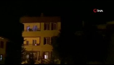Bursa'da bunalımdaki şahıs balkonda tabancayla intihar etti... O anlar kamerada