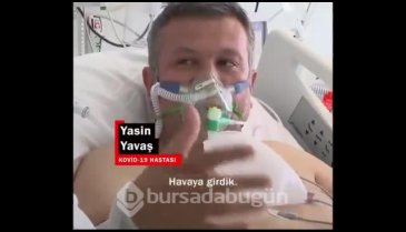 Yoğun bakımdaki kovid hastasından aşı çağrısı