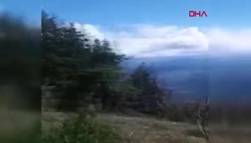 Korkunç olay! Kayınvalidesinin 70 metrelik uçuruma düştüğü anı görüntüledi