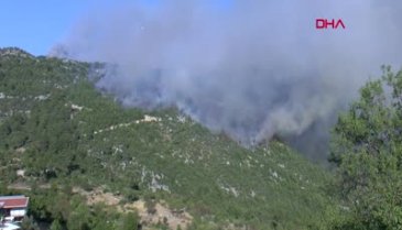 İtfaiye eri balayını iptal edip yangınla mücadeleye koştu