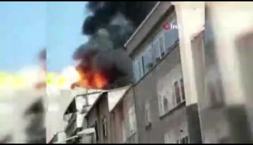 İstanbul'da çatı katında korkutan yangın! Patlamaya neden oldu