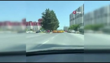 Maganda taksiciler sürücü adayı kadının yolunu keserek darp etmeye çalıştı