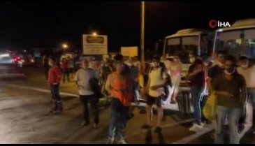 Milas'ta yangın bölgesinde vatandaşlar tahliye ediliyor