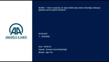 Bursa Yıldırım'da tüfekle bir kişiyi öldürdüğü iddia edilen şüpheli tutuklandı