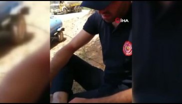 Muğla'da itfaiye eri yarasını kendi sardı sonra müdahaleye devam etti