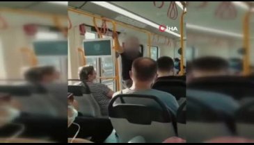 Bursa'da metroya maskesiz bindi, "Özel harek&acirc;tçıyım" dedi