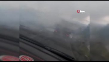 Bursa'da feci kaza! Kamyon devrilmesi sonucu 2 yaralı