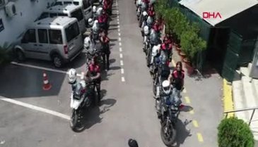 Bursa'da kadına şiddete ilk müdahale motosikletli kadın timinden