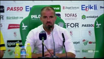 Bursaspor Teknik Direktörü Mustafa Er: Son derece üzgünüz