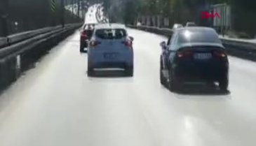 İstanbul'da makas atarak ilerleyen düğün konvoyu cezadan kaçamadı!