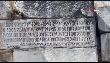 Bursa İznik'te 2 bin yıllık surlara işlenmiş kitabenin sırrı çözüldü