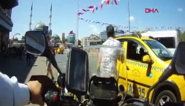 Taksim'de turistlerin taksici isyanı son bulmuyor