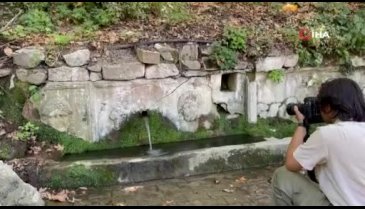 Bursa'daki 2 bin yıllık lahitten 150 yıldır su akıyor