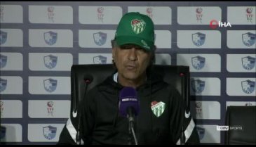 Bursaspor'dan mağlubiyet değerlendirmesi: İyi oynadığımız maçı kaybettik