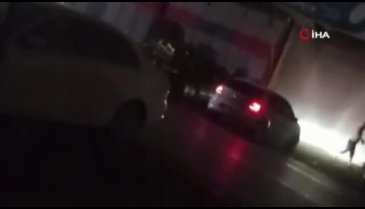 Sevgilisiyle tartışınca arabayla ezmeye kalkıştı