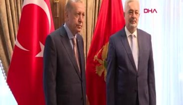 Cumhurbaşkanı Erdoğan, Karadağ Parlamento Başkanını kabul etti