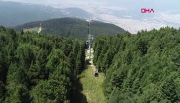 Arap turistler gelmeyince Bursa'da teleferik boş kaldı