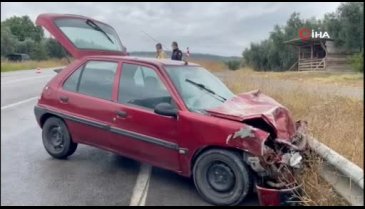 Bursa'da tır ile otomobil çarpıştı! 2 kişi yaralandı