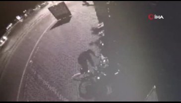 Bisiklet hırsızı kameraya yakalandı