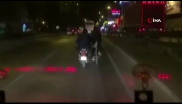 Bursa'da ana yol üzerinde anormal yolculuk!