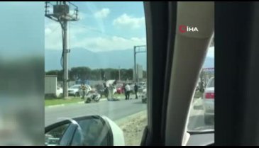 Bursa'da yol verme kavgası!