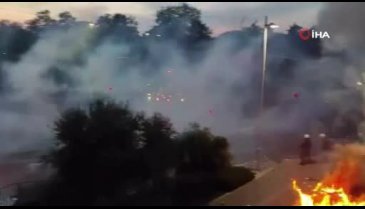Yunanistan Selanik'te, protestocular polisle çatıştı!