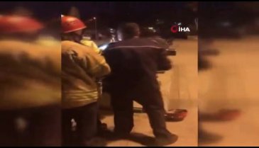 İstanbul Beşiktaş'ta fotoğraf çektirmek için girdiği topun içinde sıkıştı