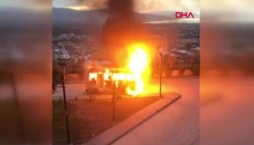 Bursa'da minibüste yatan hasta yakınları ölümden döndü
