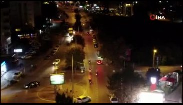 Bursa'da 300 polisle drone destekli asayiş uygulaması yapıldı