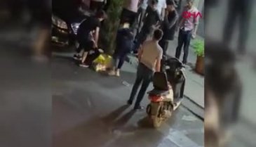 İstanbul Bağcılar'da bir anne kızını sokak ortasında dövdü