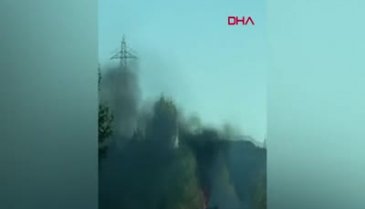 Bursa'da asit yüklü tanker yandı