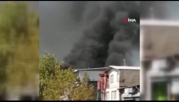Bursa Vişne Caddesi'ndeki tekstil atölyesinde korkutan yangın