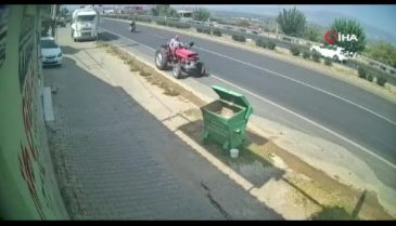 Ölümün teğet geçtiği o anlar kamerada