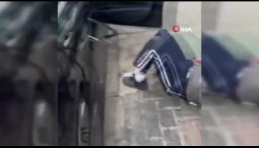 Mucize kurtuluş: 9. kattan lüks aracın üstüne düştü!