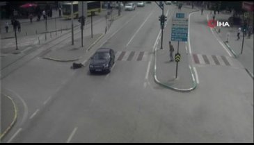 Bursa'da akılalmaz kazalar kameralara yansıdı