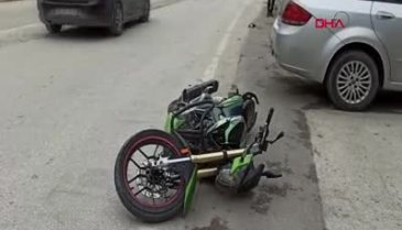 Bursa'da kazada yaralanan oğlunu görünce gözyaşı döktü