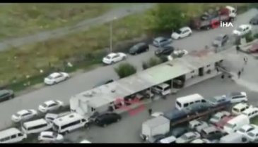 "İhaleye fesat" operasyonu havadan görüntülendi