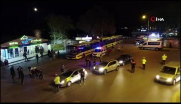 Bursa Mudanya'da 250 polis ile asayiş uygulaması yapıldı