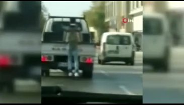 Bursa'da patenle tehlikeli yolculuk