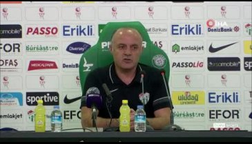 Bursaspor Teknik Direktörü Bizati: Hedefe gidilen maçlarda çıkışların iyi olması gerekiyor