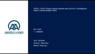 Konya'da korkutan deprem!