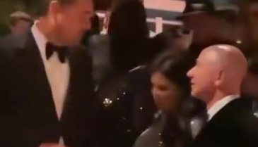 Jeff Bezos'un sevgilisi Leonardo DiCaprio'ya bakışı viral oldu!