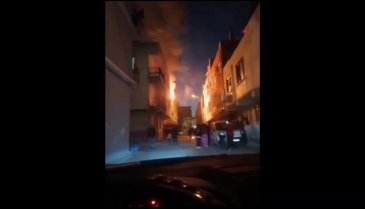 Bursa'da binada çıkan yangın korku dolu anlar yaşattı! (ÖZEL HABER)