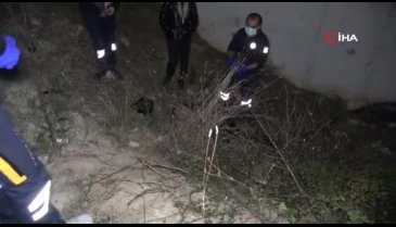 Bursa'da yuvarlandığı uçurumda bulundu!