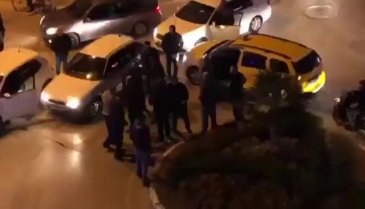 Bursa'da yol verme kavgası kamerada