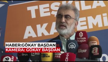 Geçmiş dönem Enerji ve Tabii Kaynaklar Bakanı Taner Yıldız, Bursa'da açıklamalarda bulundu