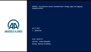 Bursa'da Uludağ beyaza büründü