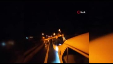 Yakıtı biten aracı ayaklarıyla ittiler, cezayı da yediler