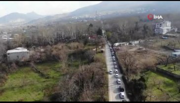Bursa'da kilometrelerce doğal kaynak suyu kuyruğu