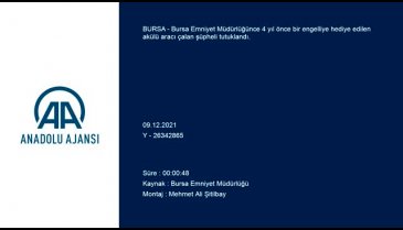 Bursa'da engelli aracını çalan şüpheli tutuklandı